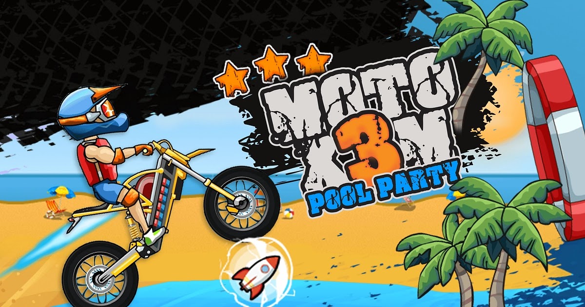 Moto X3M Pool Party Racing Game – Unblocked Games WTF